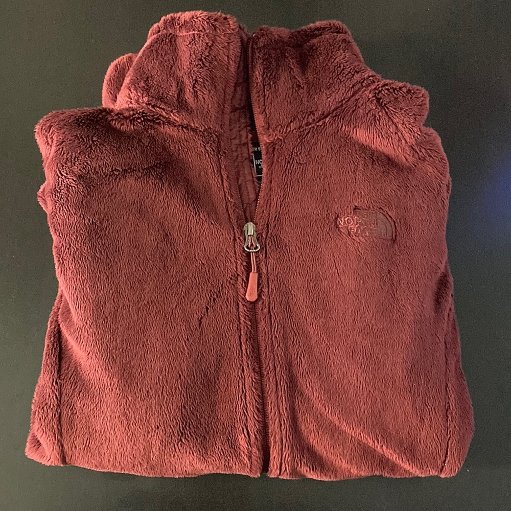 North Face Osito Jacket in Burgundy